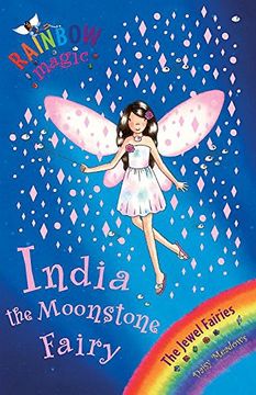 portada India the Moonstone Fairy: The Jewel Fairies Book 1 (Rainbow Magic) (en Inglés)