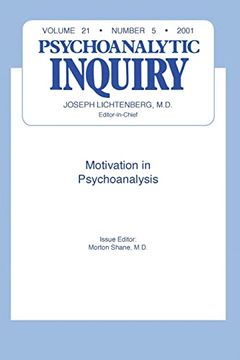 portada Motivation and Psychoanalysis: Psychoanalytic Inquiry, 21. 5 (en Inglés)