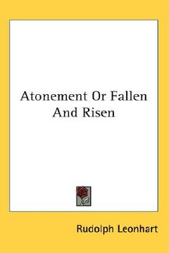portada atonement or fallen and risen (en Inglés)