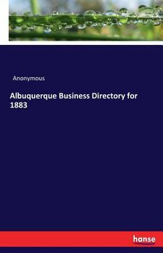 portada Albuquerque Business Directory for 1883 (in English)
