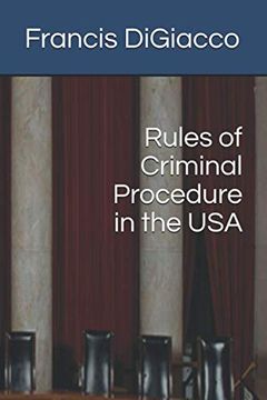 portada Rules of Criminal Procedure in the usa 