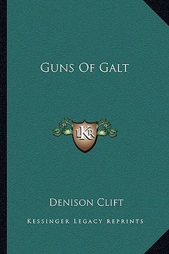 portada guns of galt (en Inglés)