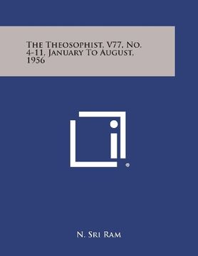 portada The Theosophist, V77, No. 4-11, January to August, 1956