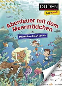 portada Duden Leseprofi - mit Bildern Lesen Lernen: Abenteuer mit dem Meermädchen (en Alemán)