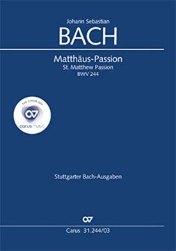 portada Bach: St. Matthew Passion, bwv 244