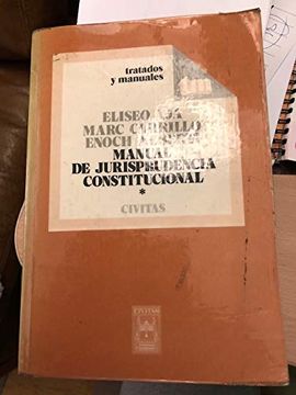 portada Manual de Jurisprudencia Constitucional (t. 1)