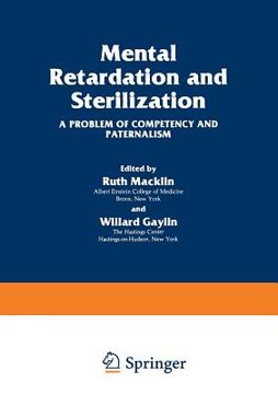 portada Mental Retardation and Sterilization: A Problem of Competency and Paternalism (en Inglés)