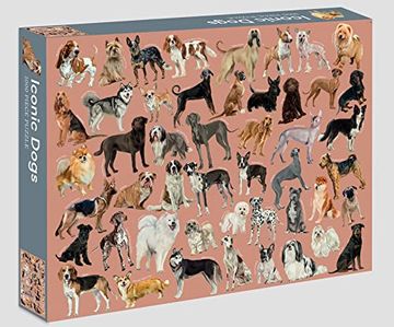 portada Iconic Dogs: 1,000-Piece Jigsaw Puzzle (in English)