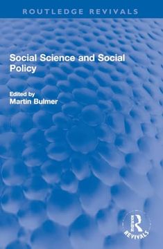 portada Social Science and Social Policy (en Inglés)