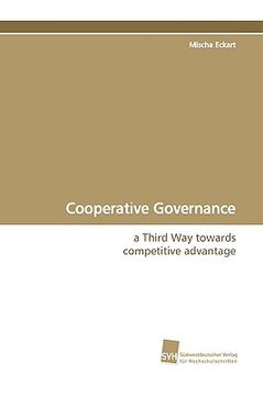 portada cooperative governance (en Inglés)