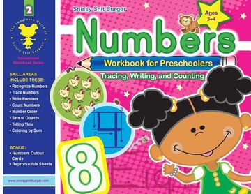 portada Snissy Snit Burger(TM) Numbers Workbook for Preschoolers (en Inglés)
