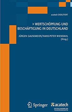 portada Wertschöpfung und Beschäftigung in Deutschland (en Alemán)