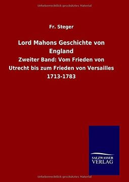 portada Lord Mahons Geschichte von England