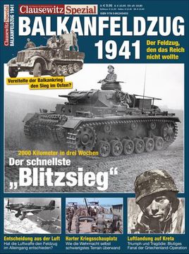 portada Clausewitz Spezial 21. Balkanfeldzug 1941 (in German)