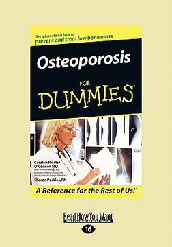 portada osteoporosis for dummies