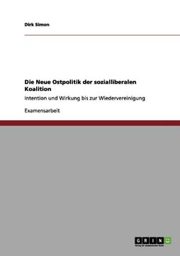 portada Die Neue Ostpolitik der sozialliberalen Koalition (German Edition)