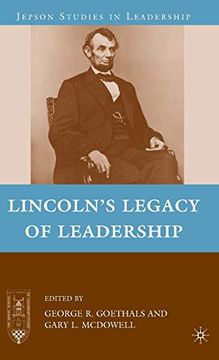 portada Lincoln’S Legacy of Leadership (Jepson Studies in Leadership) (en Inglés)