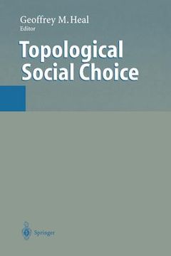 portada topological social choice (en Inglés)