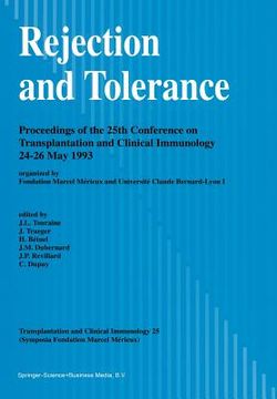 portada Rejection and Tolerance: Proceedings of the 25th Conference on Transplantation and Clinical Immunology, 24-26 May 1993 (en Inglés)
