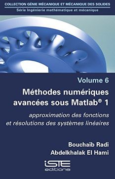 portada Methodes Numerqs Avancees Sous Matlab 1 (in French)