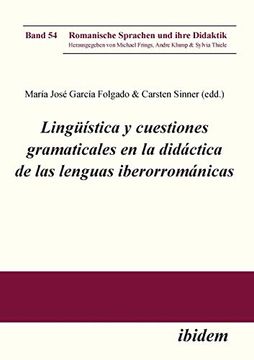 portada Lingüística y Cuestiones Gramaticales en la Didáctica de las Lenguas Iberorrománicas.