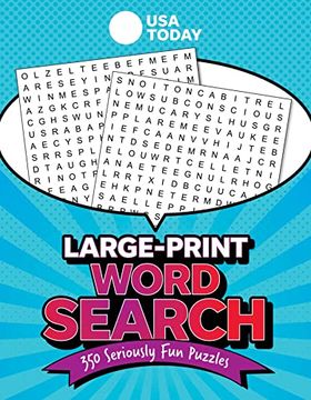 portada Usa Today Large-Print Word Search: 350 Seriously fun Puzzles (en Inglés)