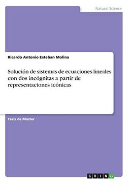 portada Solución de Sistemas de Ecuaciones Lineales con dos Incógnitas a Partir de Representaciones Icónicas (in Spanish)