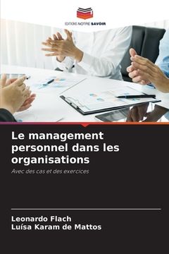 portada Le management personnel dans les organisations (en Francés)