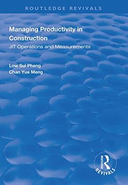 portada Managing Productivity in Construction: Jit Operations and Measurements (in English)