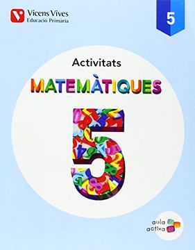 portada Quadern matemàtiques 5 primaria. Aula activa (Paperback)