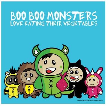 portada Boo Boo Monsters: Love Eating Their Vegetables