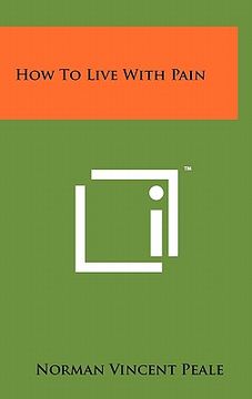 portada how to live with pain (en Inglés)