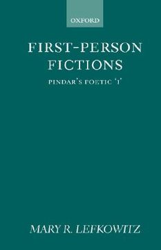 portada first-person fictions: pindar's poetic "i" (en Inglés)