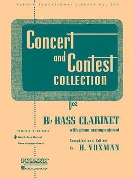 portada concert and contest collection for bb bass clarinet: solo part