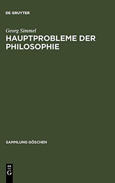 portada Hauptprobleme der Philosophie (en Alemán)