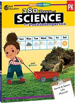 portada 180 Days of Science for Prekindergarten (180 Days of Practice) (en Inglés)