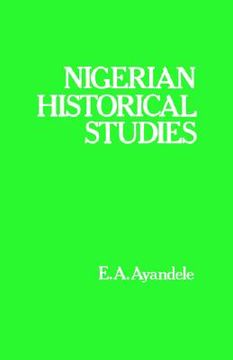 portada nigerian historical studies (en Inglés)