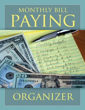portada Monthly Bill Paying Organizer (en Inglés)