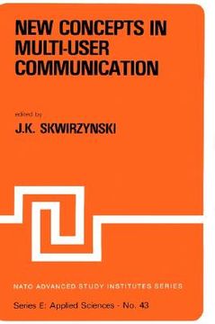 portada new concepts in multi-user communication (en Inglés)