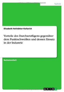 portada Vorteile des Durchsetzfügens gegenüber dem Punktschweißen und dessen Einsatz in der Industrie (German Edition)