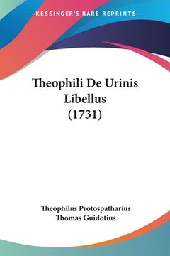 portada Theophili De Urinis Libellus (1731) (en Latin)
