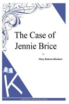 portada The Case of Jennie Brice (en Inglés)