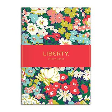 portada Floral Sticky Notes Hard Cover Book: Liberty London (in English)