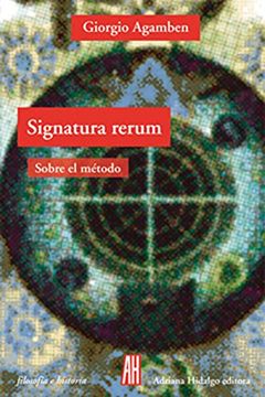 portada Signatura Rerum: Sobre el Método (in Spanish)