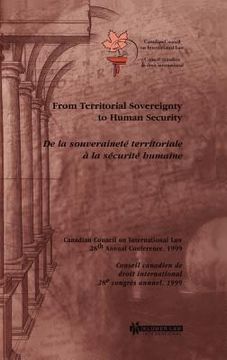 portada from territorial sovereignty to human security