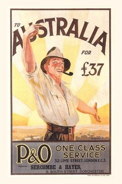 portada Vintage Journal Australia Travel Poster (en Inglés)