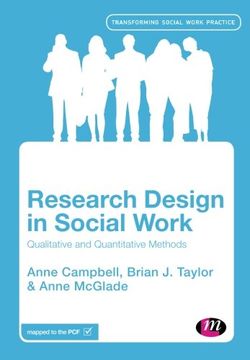 portada Research Design in Social Work: Qualitative and Quantitative Methods (in English)