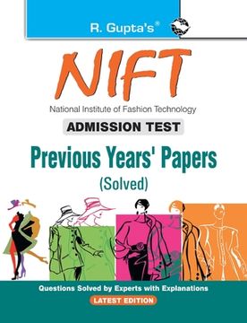 portada Nift: Previous Years' Papers (Solved) (en Inglés)