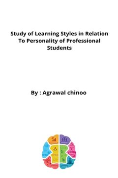 portada Study of Learning Styles in Relation to Personality of Professional Students (in English)