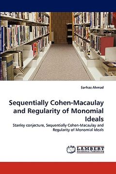 portada sequentially cohen-macaulay and regularity of monomial ideals (en Inglés)